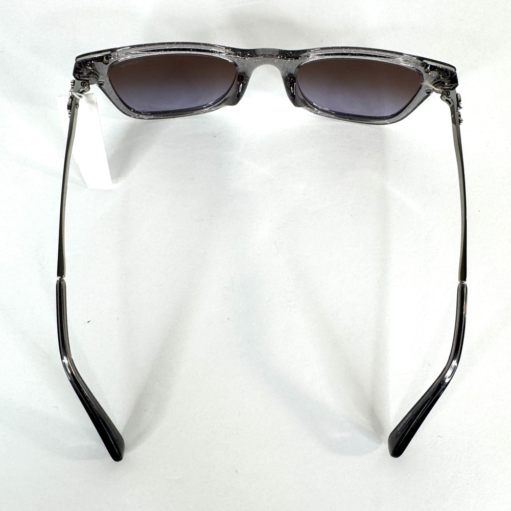 COACH Transparent Grey Glitter Sunglasses HC8279U 556968 NEW 51mm - Picture 9 of 15
